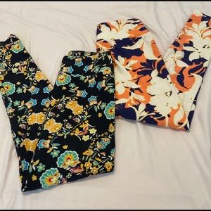 Set of 2 LulaRoe Leggings OSF